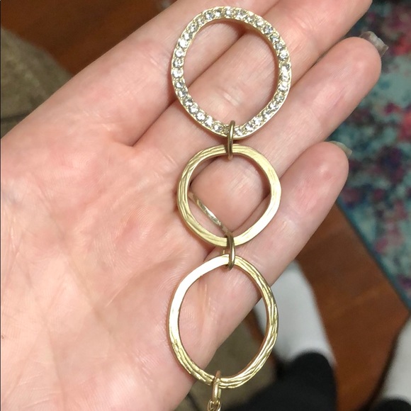 2/$25 Chico’s Geometric gold tone chain host pick! - Picture 7 of 8